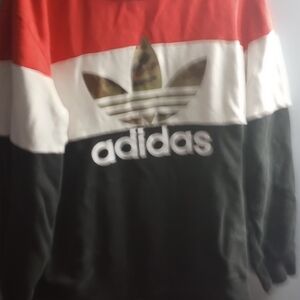 Adidas Tri-Color Logo Sweatshirt